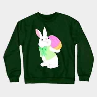 Bunny and Easter Eggs Crewneck Sweatshirt